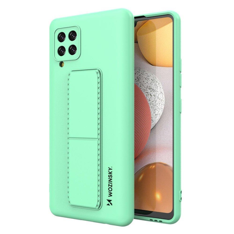 
Silikono dėklas su stovu, skirtas Samsung Galaxy A42 5G Kickstand Case Mint
