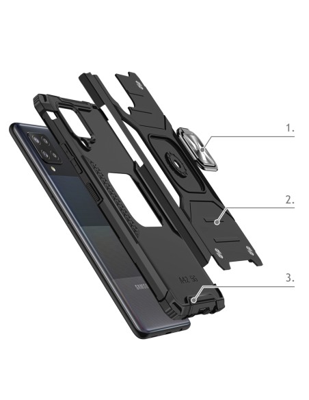 Šarvuotas dėklo dangtelis + magnetinis laikiklis Samsung Galaxy A42 5G Ring Armor raudonas
 
Šarvuotas dėklo dangtelis + magnetinis laikiklis Samsung Galaxy A42 5G Ring Armor raudonas