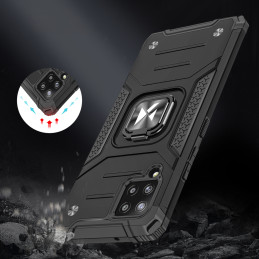 
Šarvuotas dėklo dangtelis + magnetinis laikiklis Samsung Galaxy A42 5G Ring Armor raudonas
