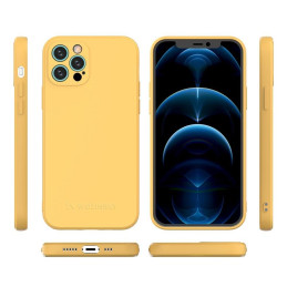 
Silikoninis lankstus patvarus dėklas iPhone 13 mini Color Case raudonas
