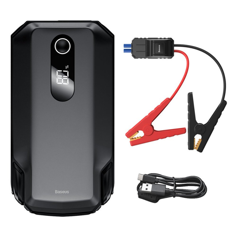
3in1 stiprintuvo starteris 12V 100A + PowerBank 13000mAh + LED žibintuvėlis
