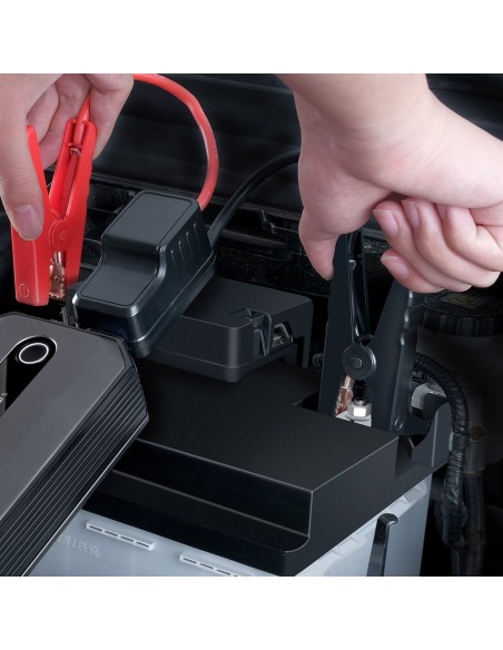 
3in1 stiprintuvo starteris 12V 100A + PowerBank 13000mAh + LED žibintuvėlis
