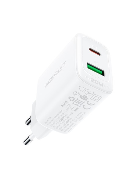 USB-C ir USB 20 W sieninis įkroviklis PPS PD QC 3.0 AFC FCP baltas
 
USB-C ir USB 20 W sieninis įkroviklis PPS PD QC 3.0 AFC FCP baltas