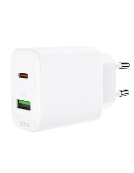 USB-C ir USB 20 W sieninis įkroviklis PPS PD QC 3.0 AFC FCP baltas
 
USB-C ir USB 20 W sieninis įkroviklis PPS PD QC 3.0 AFC FCP baltas