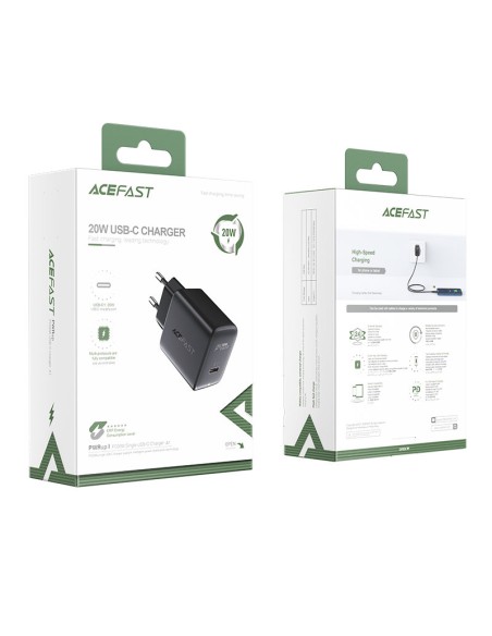 Greitas USB-C 20 W maitinimo įkroviklis, juodas
 
Greitas USB-C 20 W maitinimo įkroviklis, juodas