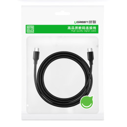 
USB-C laidas įkrovimui ir duomenų perdavimui 3A 3m juodas
