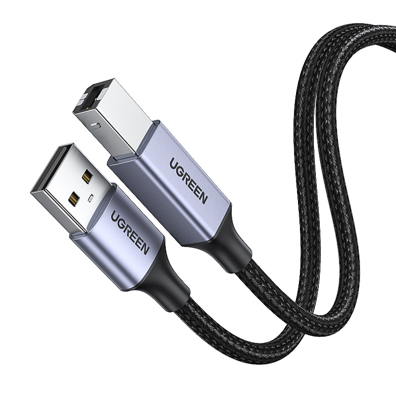 Spausdintuvo kabelis USB-B - USB 2.0 480 Mbps 5 m juodas