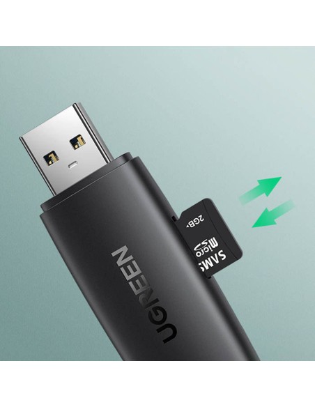 Adapteris 2 USB-A ir USB-C kištukai, SD ir micro SD kortelių skaitytuvas, juodas
 
Adapteris 2 USB-A ir USB-C kištukai, SD ir micro SD kortelių skaitytuvas, juodas