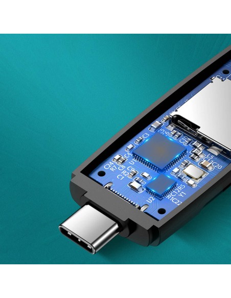 Adapteris 2 USB-A ir USB-C kištukai, SD ir micro SD kortelių skaitytuvas, juodas
 
Adapteris 2 USB-A ir USB-C kištukai, SD ir micro SD kortelių skaitytuvas, juodas