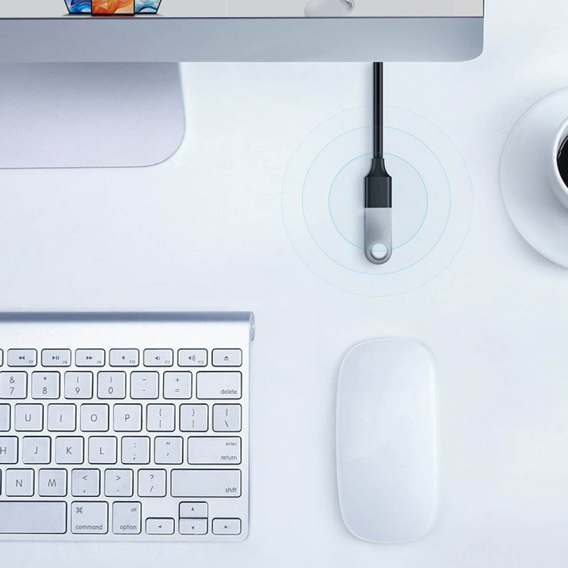 USB-A 3.0 5Gb/ s ilgintuvo adapteris 0.5m juodas