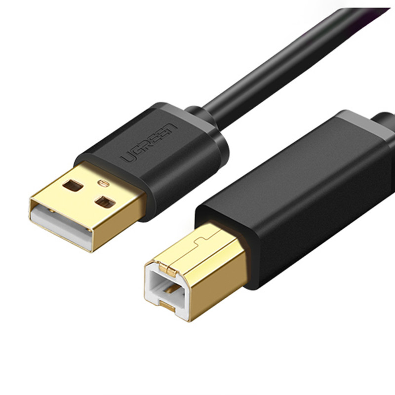 USB-A - USB-B 5Gb/ s spausdintuvo laidas, 2m, juodas