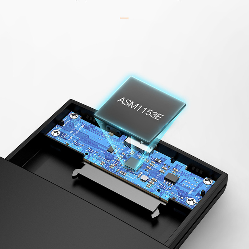 SSD HDD 2.5& 39 & 39 USB 3.0 SATA kietojo disko korpusas, juodas
