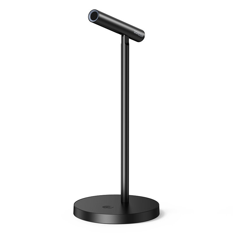 Stalinis mikrofonas nešiojamam kompiuteriui USB Type C juodas