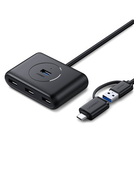 4in1 HUB adapterio skirstytuvas USB-A/ C į 4x USB 3.0 5Gb/ s 1m juodas
 
4in1 HUB adapterio skirstytuvas USB-A/ C į 4x USB 3.0 5Gb/ s 1m juodas