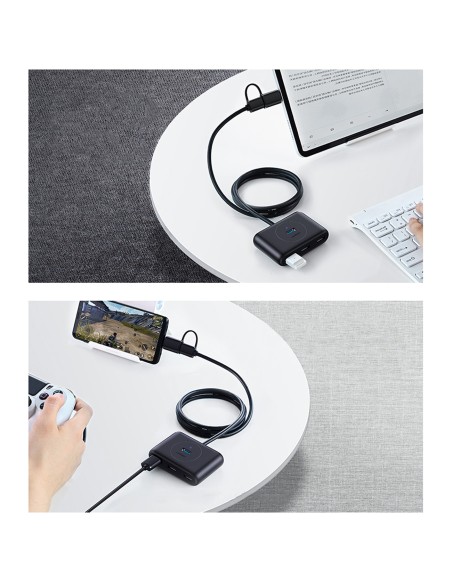 4in1 HUB adapterio skirstytuvas USB-A/ C į 4x USB 3.0 5Gb/ s 1m juodas
 
4in1 HUB adapterio skirstytuvas USB-A/ C į 4x USB 3.0 5Gb/ s 1m juodas