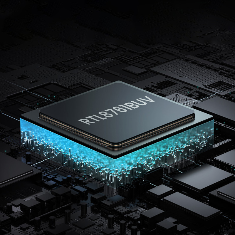 Bluetooth 5.0 USB-A siųstuvo ir imtuvo adapteris, juodas