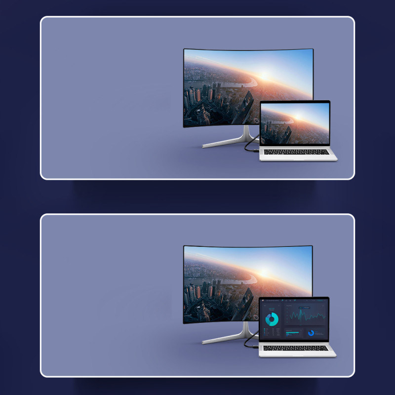 Dvikryptis HDMI - DVI kabelis 2m juodas