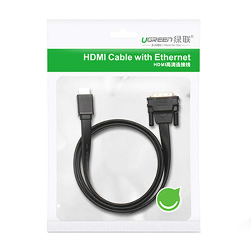 Dvikryptis HDMI - DVI kabelis 2m juodas