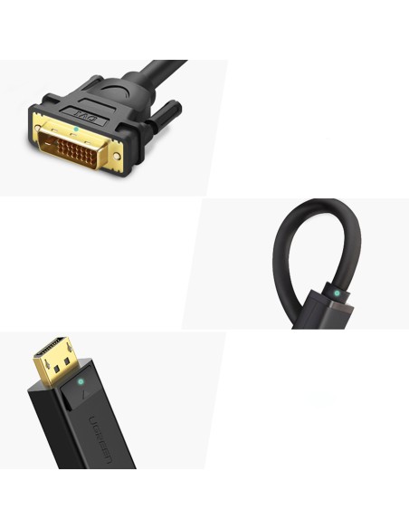 DisplayPort – DVI kabelis, 2m, paauksuoti juodi kištukai
 
DisplayPort – DVI kabelis, 2m, paauksuoti juodi kištukai