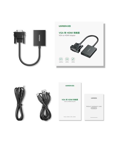 VGA į HDMI adapteris, 15 cm, juodas
 
VGA į HDMI adapteris, 15 cm, juodas