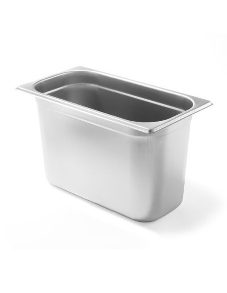GN 1/4 konteineris, aukštis 200 mm, nerūdijantis plienas - Hendi 800553
