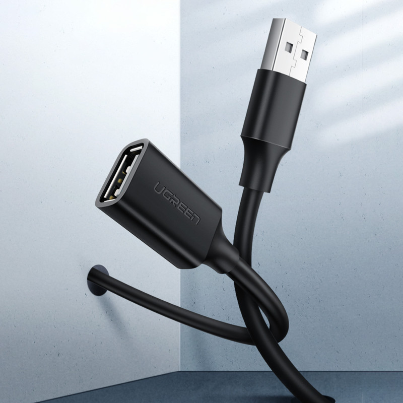 USB 2.0 ilgintuvas 480Mb/ s 3m juodas