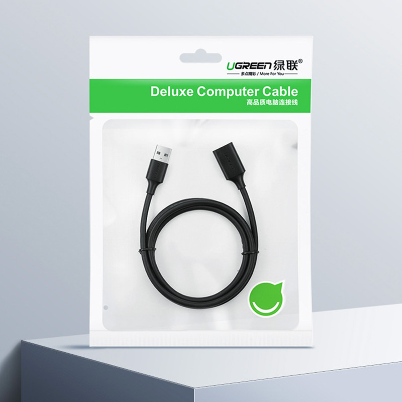 USB 2.0 ilgintuvas 480Mb/ s 3m juodas