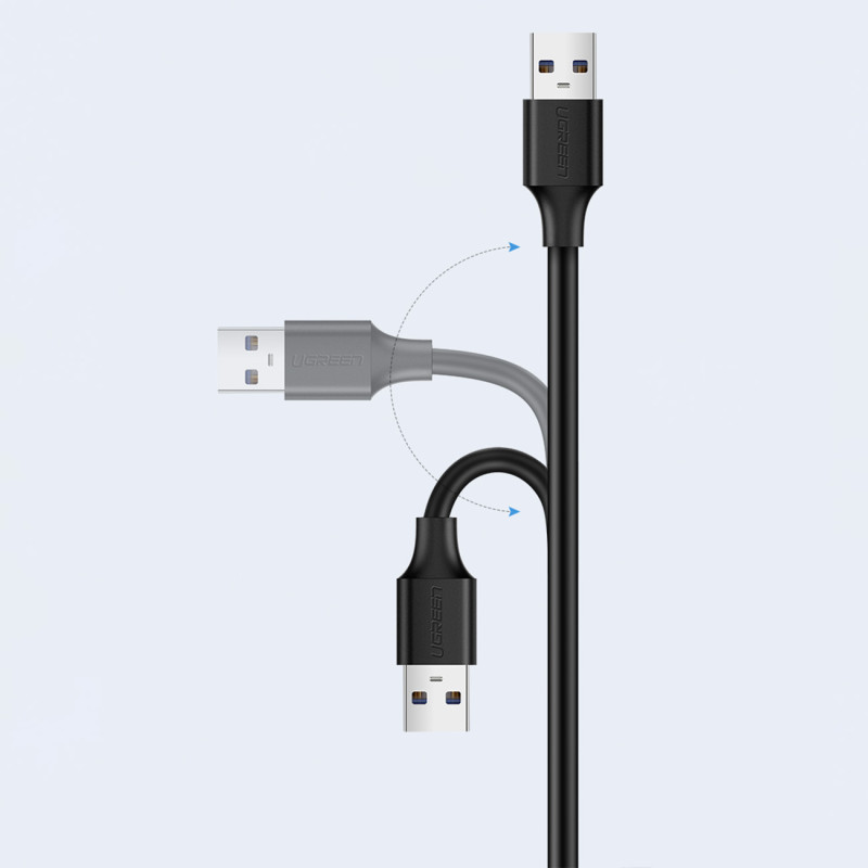 USB 2.0 ilgintuvas 480Mb/ s 3m juodas