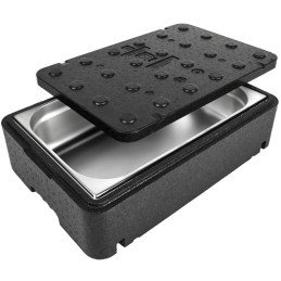 Thermobox Thermos Box terminė talpykla su dangteliu maisto vaistams 600x400x166mm 23L GN1/1 Arpack
