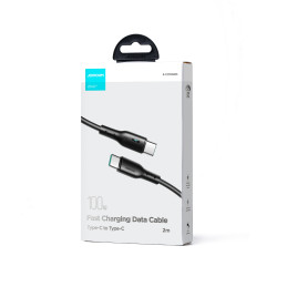 
USB-C laidas su LED 100W, 2m, juodas
