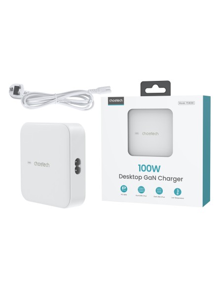 Galingas GaN 100W sieninis įkroviklis 2x USB-A 2x USB-C baltas
 
Galingas GaN 100W sieninis įkroviklis 2x USB-A 2x USB-C baltas