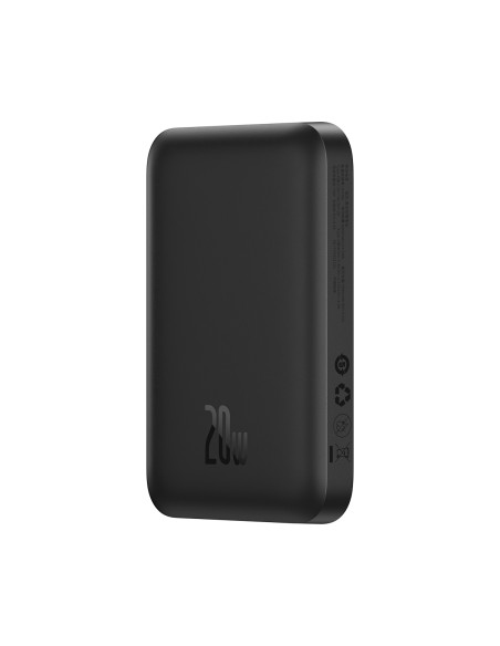 
Powerbank su 20 W belaidžiu įkrovikliu su MagSafe ir USB-C, juoda
