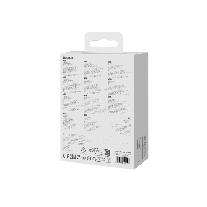 
Powerbank su 20 W belaidžiu įkrovikliu su MagSafe ir USB-C, juoda
