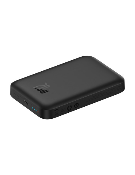 
Powerbank su 20 W belaidžiu įkrovikliu su MagSafe ir USB-C, juoda
