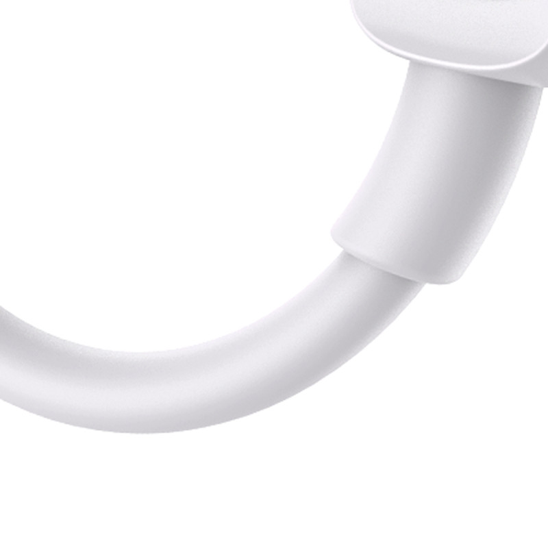Kabelis iPhone Lightning - USB 2.4A 1.2m baltas