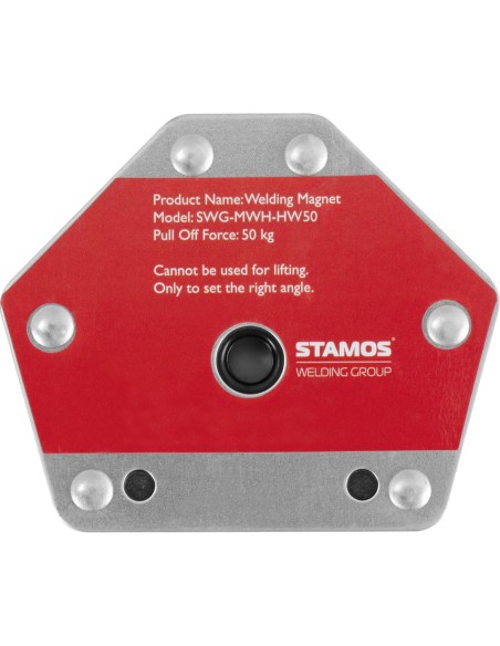 Kampinio strypo magnetinio suvirinimo laikiklio kampas 75/90/105 iki 50 kg Kampinio strypo magnetinio suvirinimo laikiklio kampas 75/90/105 iki 50 kg
