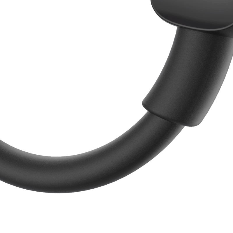 
Kabelis iPhone Lightning - USB 2.4A 1.2m juodas
