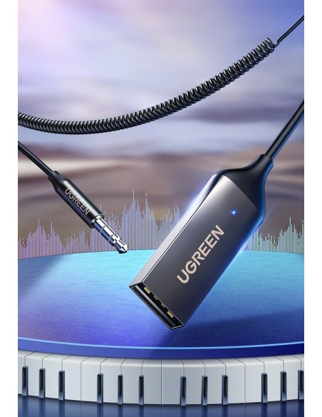 Garso imtuvas Bluetooth 5.3 garso adapteris, USB AUX lizdo laidas, juodas
 
Garso imtuvas Bluetooth 5.3 garso adapteris, USB AUX lizdo laidas, juodas