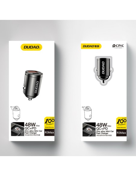 Mini automobilinis pakrovėjas cigarečių degiklio lizdui 48W QC PD, juodas
 
Mini automobilinis pakrovėjas cigarečių degiklio lizdui 48W QC PD, juodas
