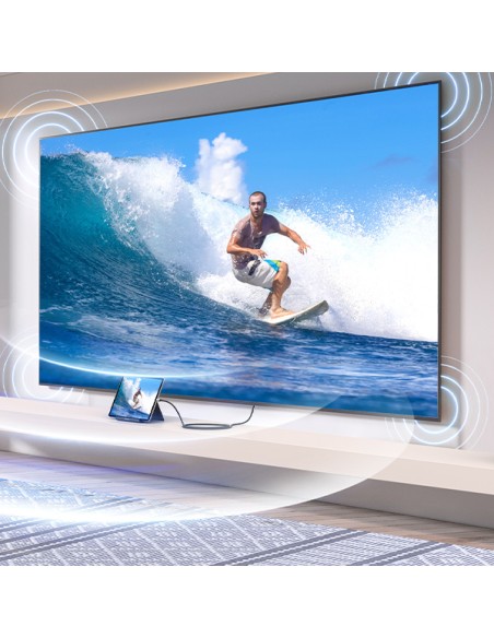 Micro HDMI – HDMI 2.1 8K adapterio laidas, 2m, pilkas
 
Micro HDMI – HDMI 2.1 8K adapterio laidas, 2m, pilkas