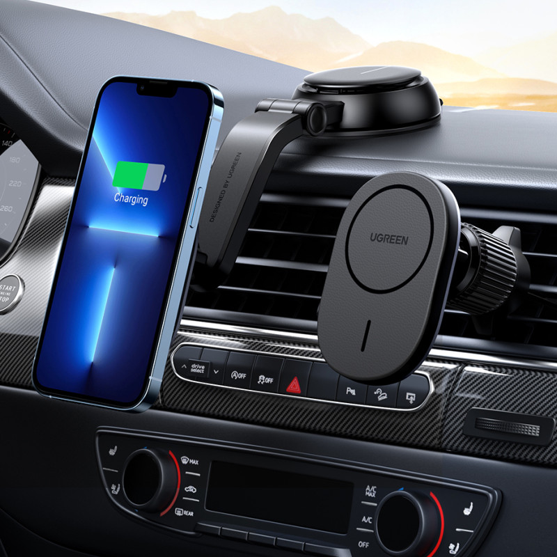 MagSafe indukcinis automobilinis įkroviklis kabinai, langui, orlaidei, juodas
MagSafe indukcinis automobilinis įkroviklis kabinai, langui, orlaidei, juodas