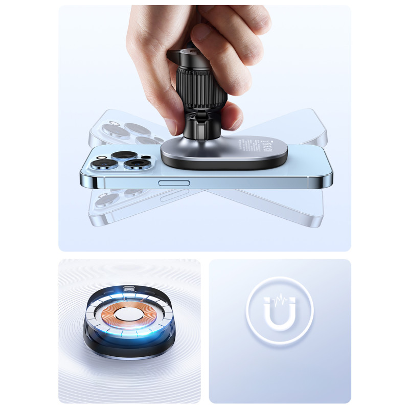 
MagSafe indukcinis automobilinis įkroviklis kabinai, langui, orlaidei, juodas
