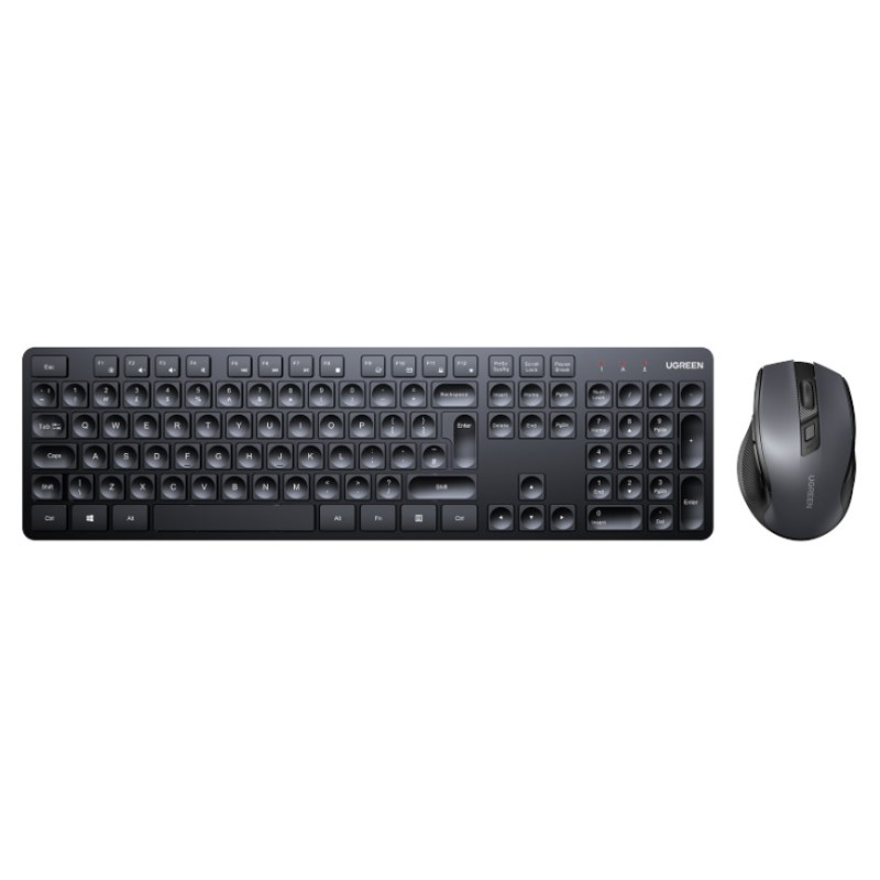 SET Belaidė kompiuterio pelė ir klaviatūra 2.4Ghz juoda