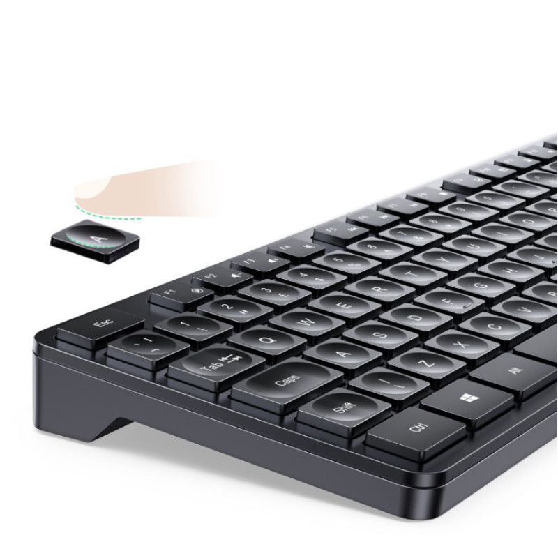 SET Belaidė kompiuterio pelė ir klaviatūra 2.4Ghz juoda