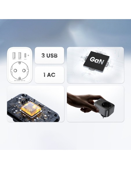 2in1 Sieninio įkroviklio adapteris EU AC 13A 2x USB USB-C 30W EU kištukas juodas
 
2in1 Sieninio įkroviklio adapteris EU AC 13A 2x USB USB-C 30W EU kištukas juodas
