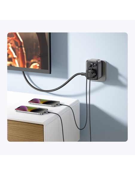 2in1 Sieninio įkroviklio adapteris EU AC 13A 2x USB USB-C 30W EU kištukas juodas
 
2in1 Sieninio įkroviklio adapteris EU AC 13A 2x USB USB-C 30W EU kištukas juodas