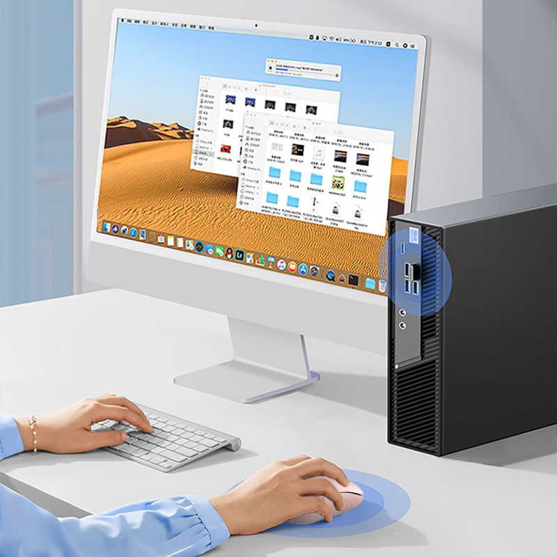 Belaidė pelė kompiuteriui USB 2.4GHz, rožinė