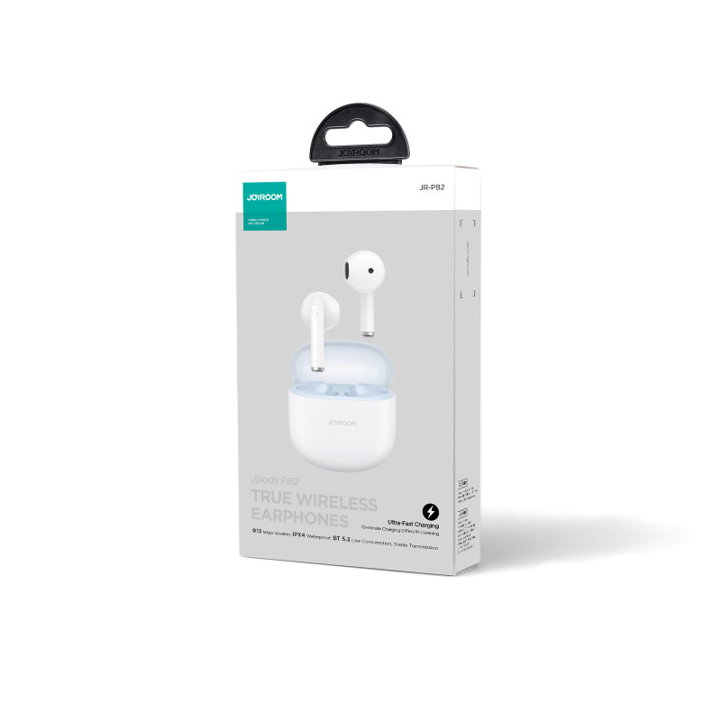 Jpods Series IPX4 belaidės TWS ausinės, baltos