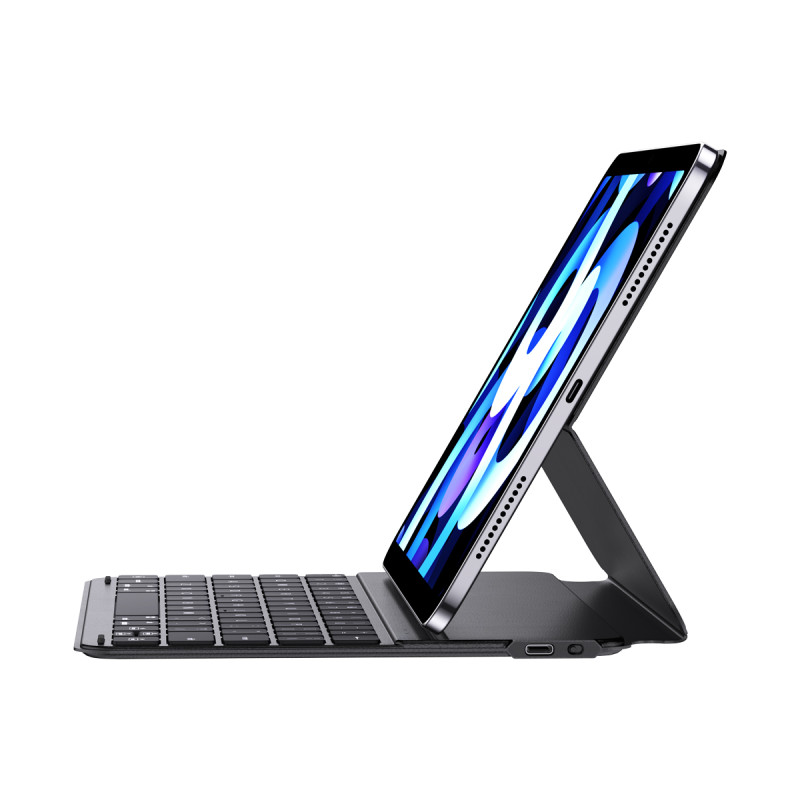 Dėklas su klaviatūra, skirta iPad Air 4/ 5 10,9" / iPad Pro 11" + USB-C laidas Brilliance Series juodas