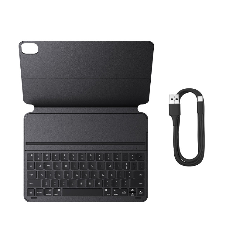 Dėklas su klaviatūra, skirta iPad Air 4/ 5 10,9" / iPad Pro 11" + USB-C laidas Brilliance Series juodas